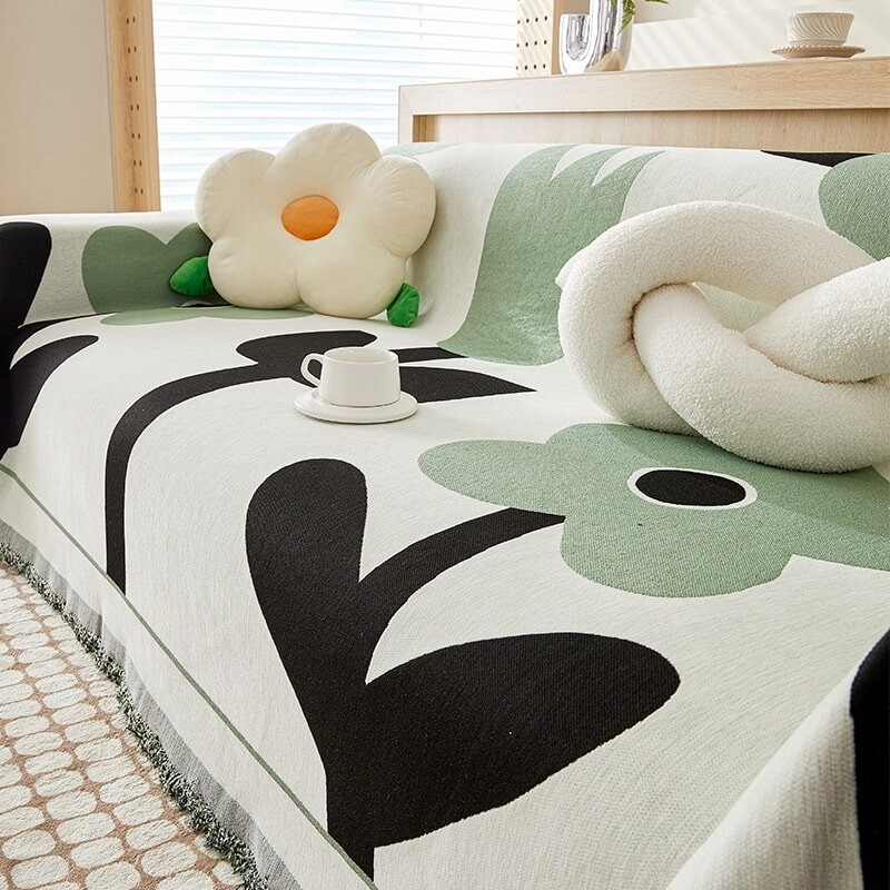 Manta para Sillon y Cama con diseños Flores 300cm