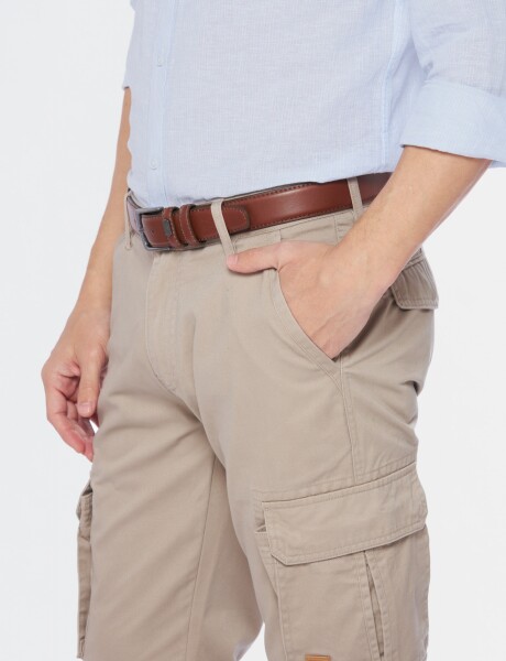 PANTALON CARGO Khaki