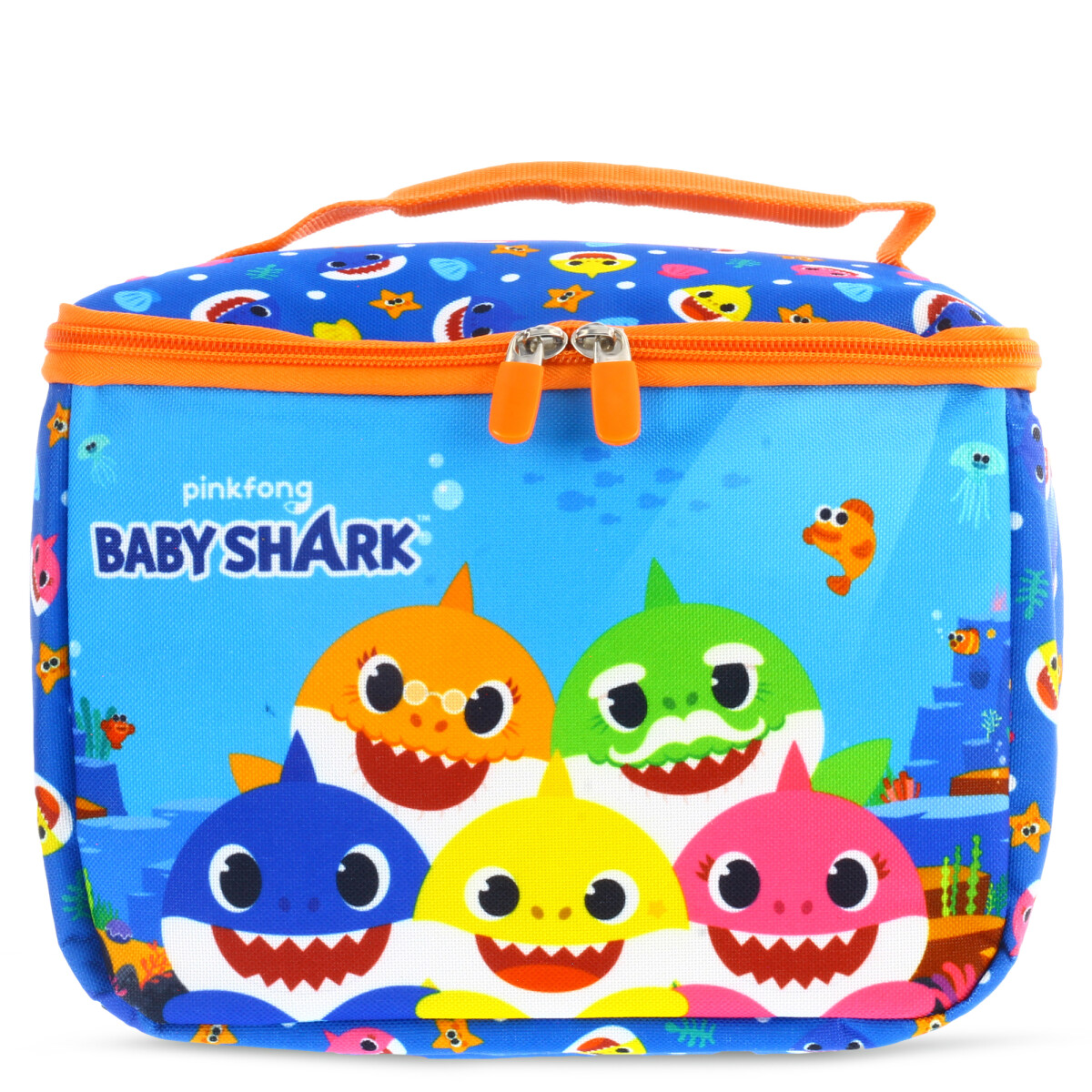 Lanchera Baby Shark Disney - Azul/Naranja 