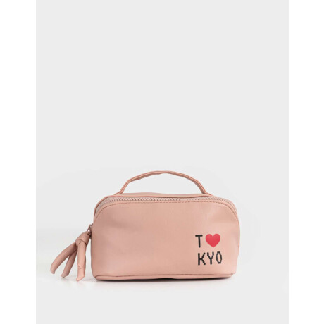 Portacosméticos Flores Rosa Viejo