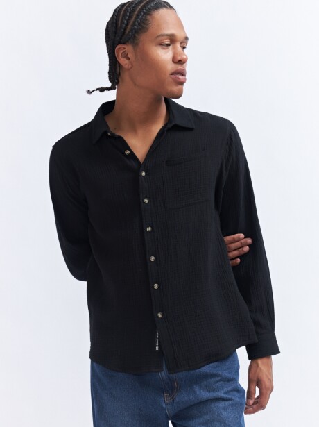 CAMISA LORETO NEGRO