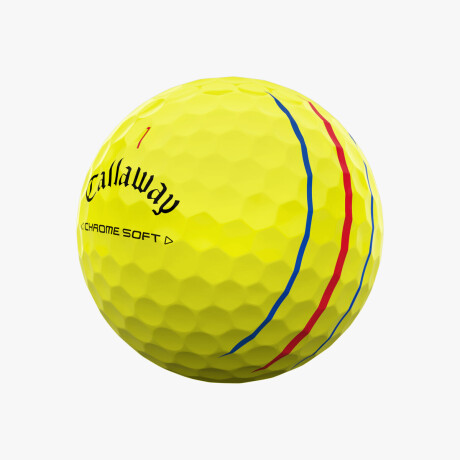 PELOTAS CALLAWAY CHROME SOFT TRIPLE TRACK X 12 -AMARILLAS