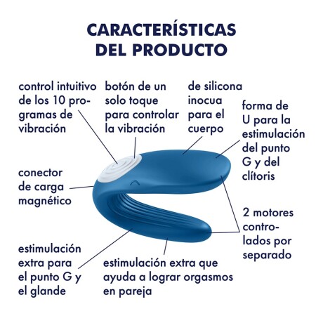 Satisfyer Double Whale Vibrador para Parejas Satisfyer Double Whale Vibrador para Parejas