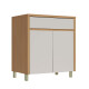BAJO MESADA 80 CM MOBILIARIO COCINA MDF CONDESSA BEIGE GAMAS DE BEIGE