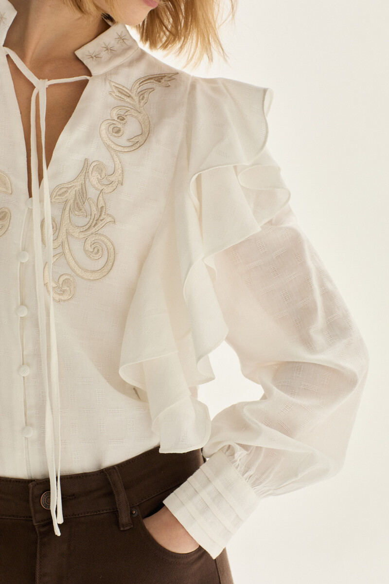 Blusa Cassis Blanco