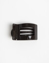 Broche Acrilico Broche Plano Cuadrado. - Marron Chocolate
