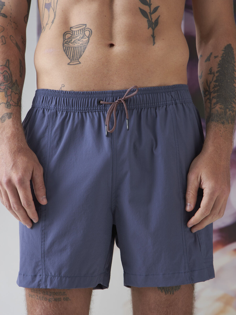 SHORT ZURICH - AZUL PIEDRA 