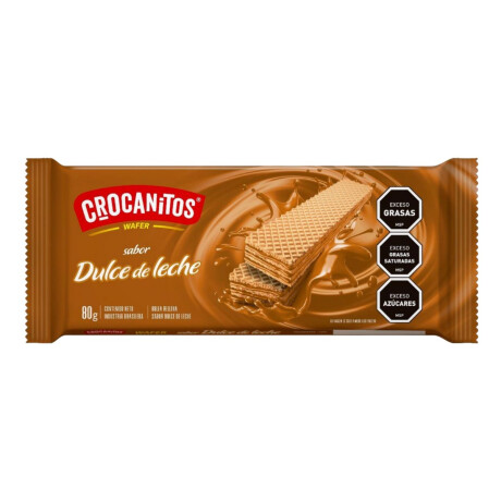 Waffle relleno Crocanitos 80g Dulce de leche Waffle relleno Crocanitos 80g Dulce de leche