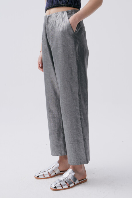 Pantalón Niza Plateado Oscuro