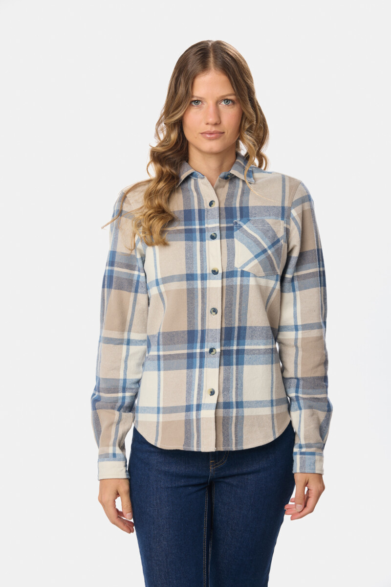 CAMISA DE VIYELA - Beige 