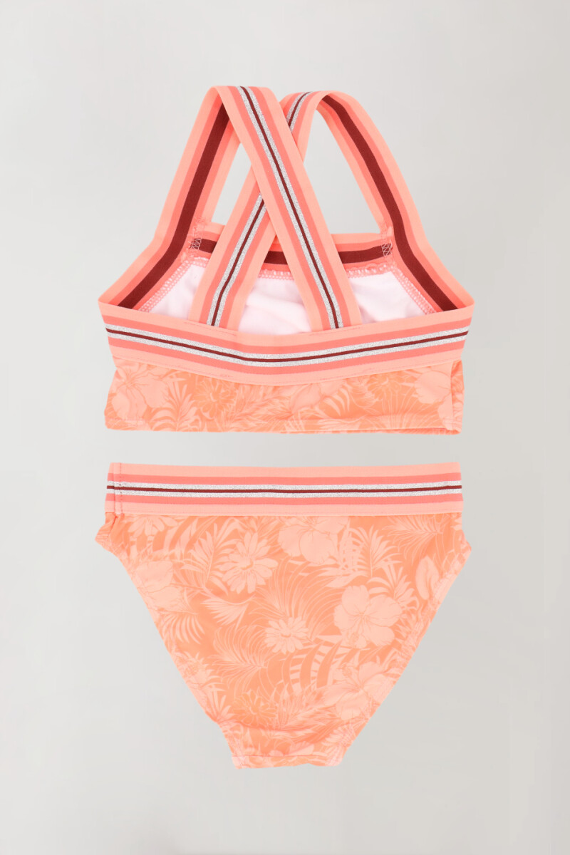 Bikini elastic 6-16 a Coral garden