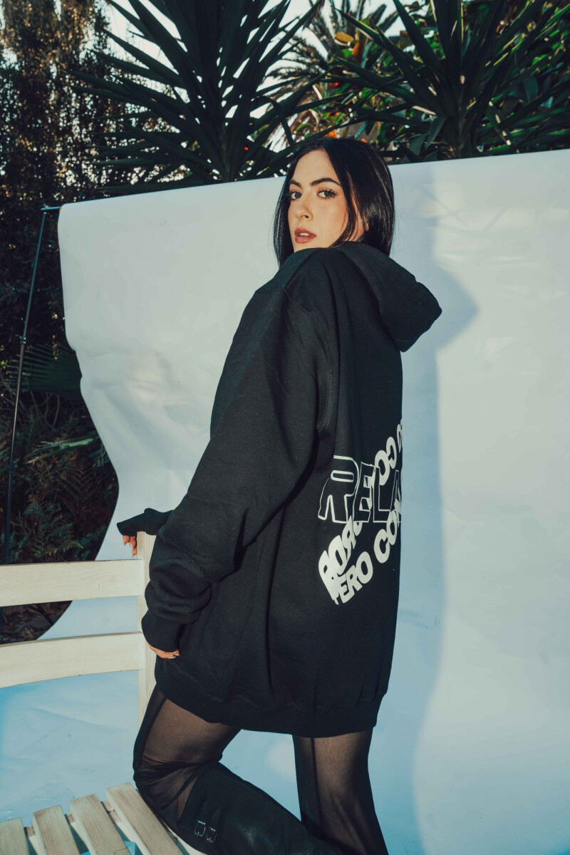 Hoodie Satelite Negro