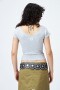REMERA GEMMA Gris Melange