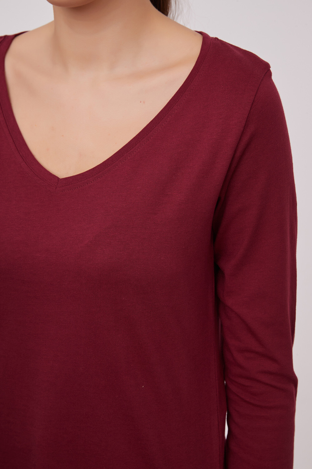 Remera Sidrale Bordeaux Oscuro