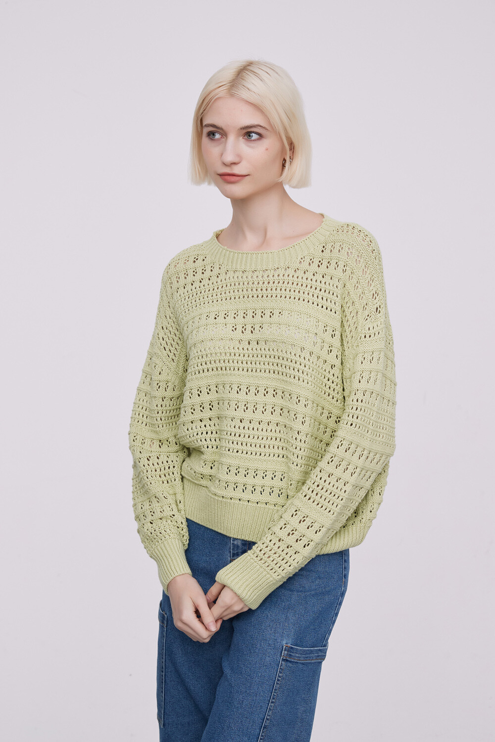 Sweater Nilla Verde Oliva Claro