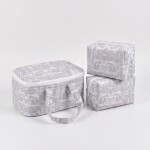 Set X3 Necessaires Chiara Col. Bea Corbatero Gris