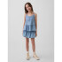 FLOUNCE DNM SKORT LIGHT WASH