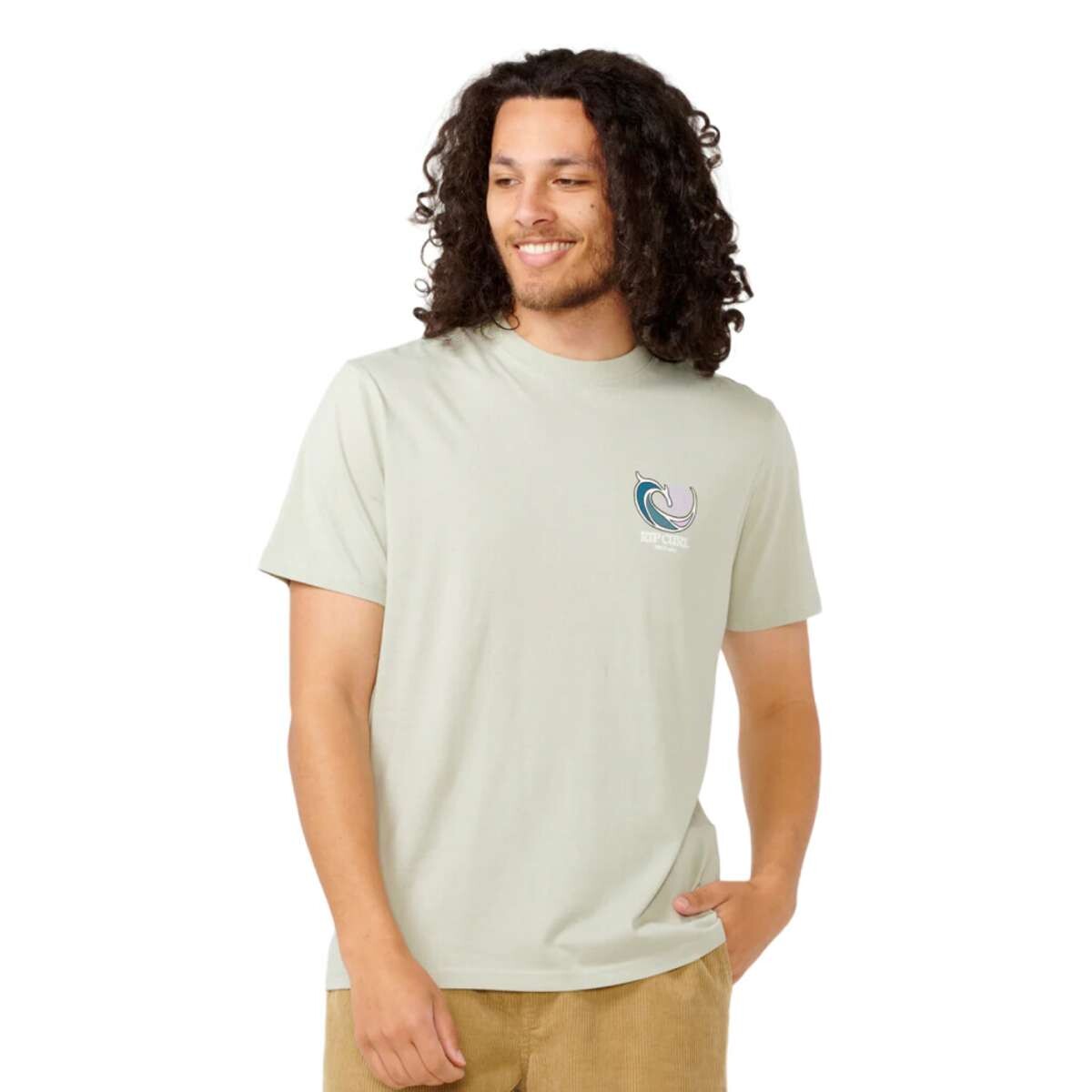 Remera Rip Curl Hazed And Tubed - Verde Claro 