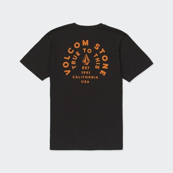 Remera Volcom Tennon Short Sleeve Negro