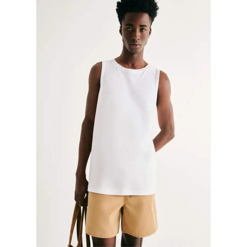 CAMISETA REGATA MASC BRANCO