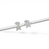 Caravanas Estrella-Plata 925-Sin piedra-CA3499 sinpiedra