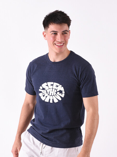 REMERA SEEK AZUL OSCURO