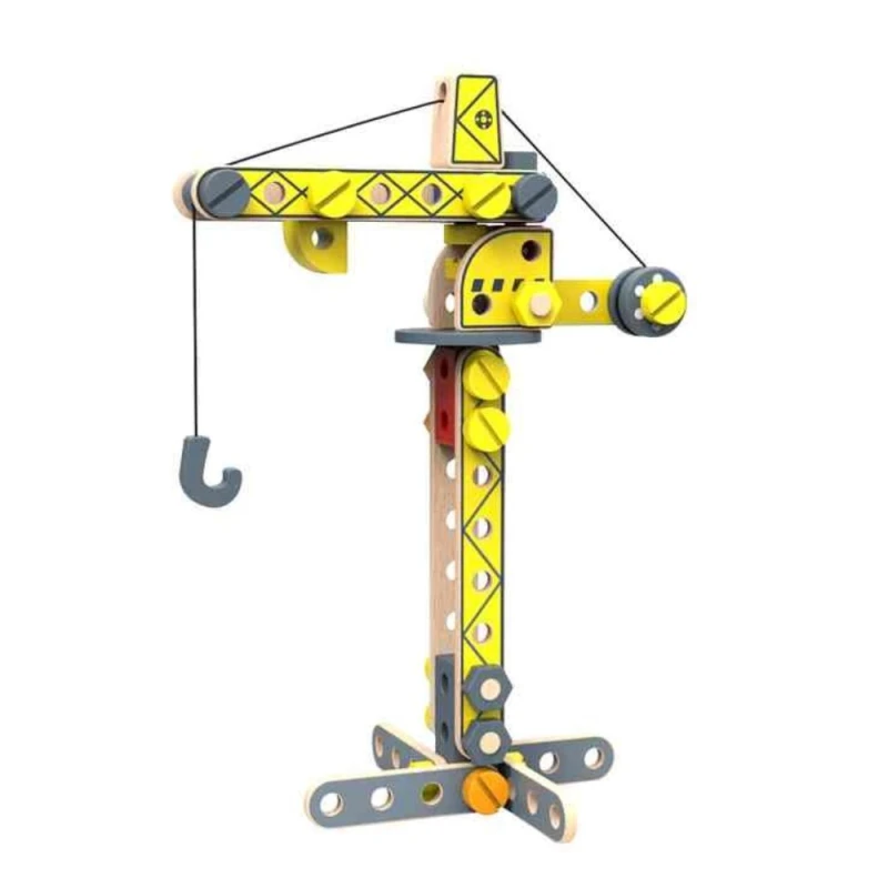 Grúa de construcción de madera Grúa De Construcción De Madera