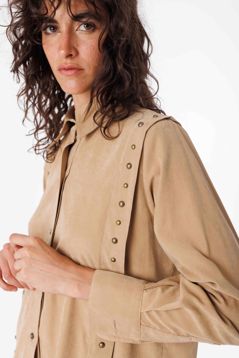 Camisa Walla - Camel 