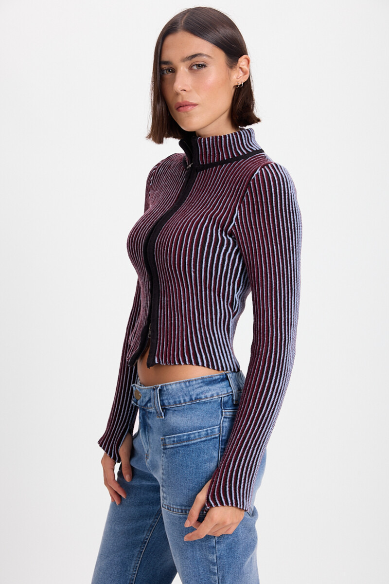 Campera Tornasol Bordeaux