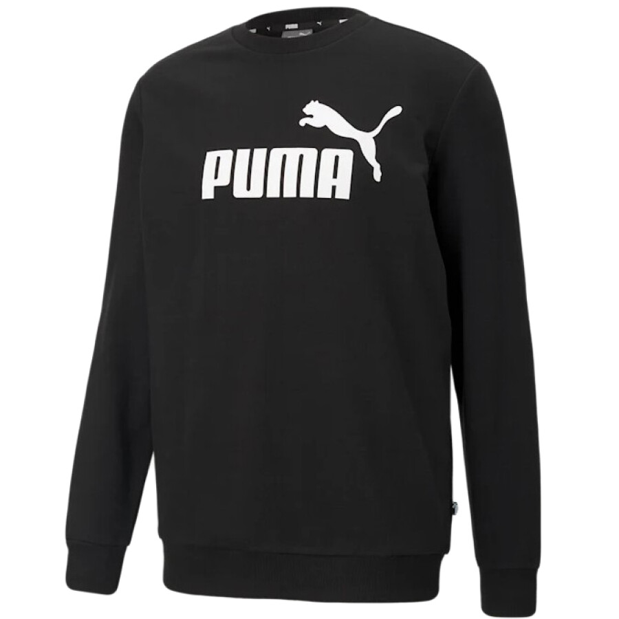 Buzo de Hombre Puma Big Logo Negro - Blanco