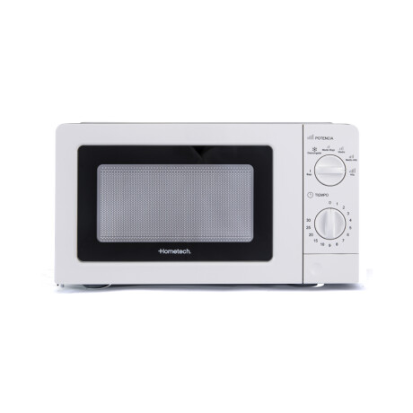 Microondas Hometech 20LT Mecánico SMT207V3B Blanco Microondas Hometech 20LT Mecánico SMT207V3B Blanco