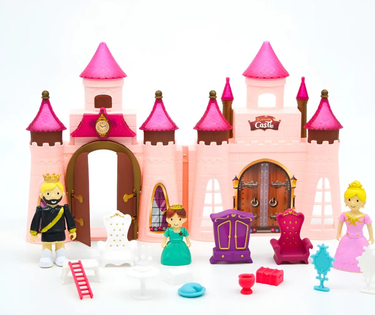 Set de castillo con accesorios y música 