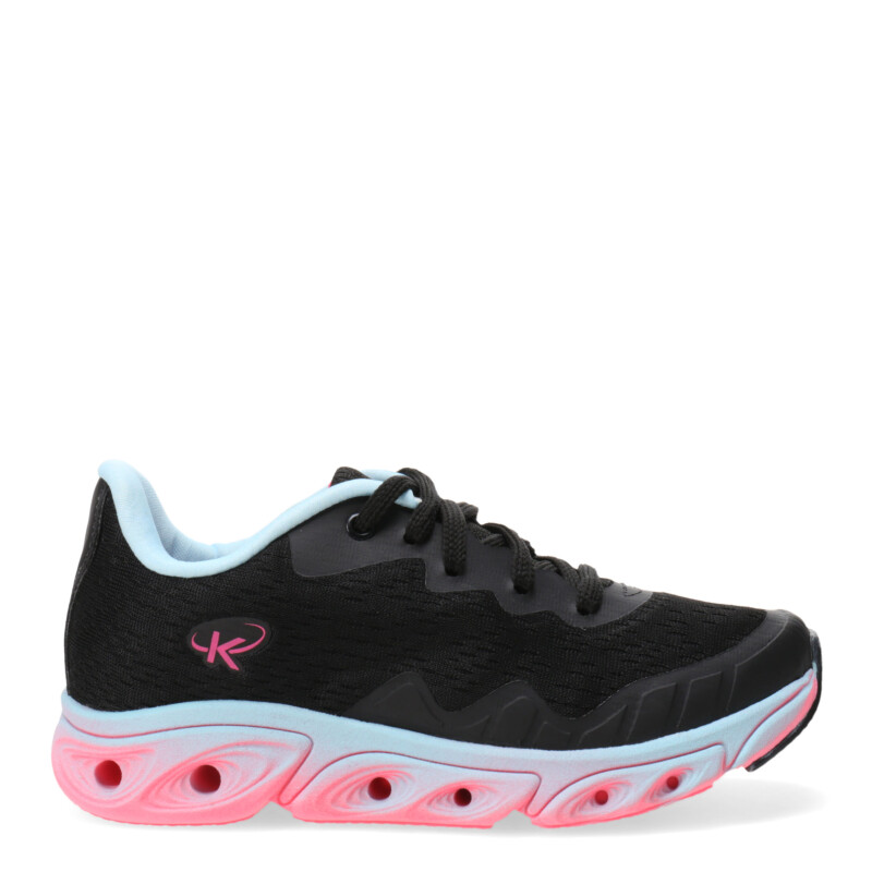 Championes de Niña KIDY IMPULSO acordonado Negro - Azul