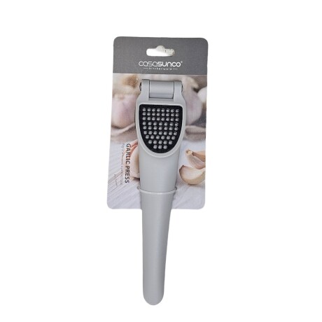Pinza Manual Prensa Picador de Ajo en Acero Inoxidable Gris