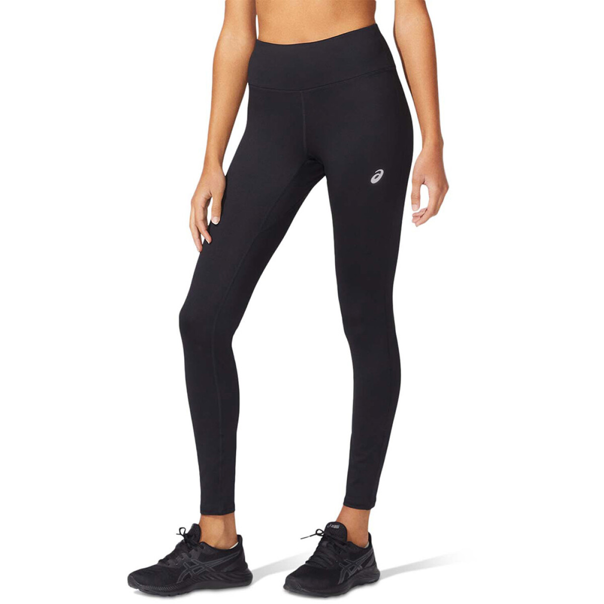 Leggings Running Silver Tight Mujer - Performance Black 