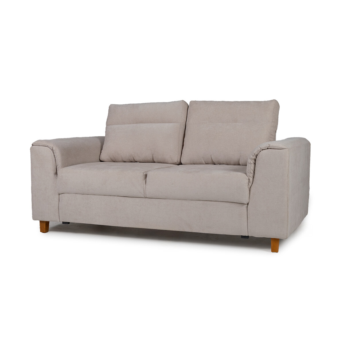 Sofá Aston (Outlet) - Tela Microfibra - 2 cuerpos - Berlin 02 (Beige) 