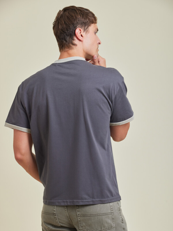 T-SHIRT RUNEL RUSTY Gris Oscuro