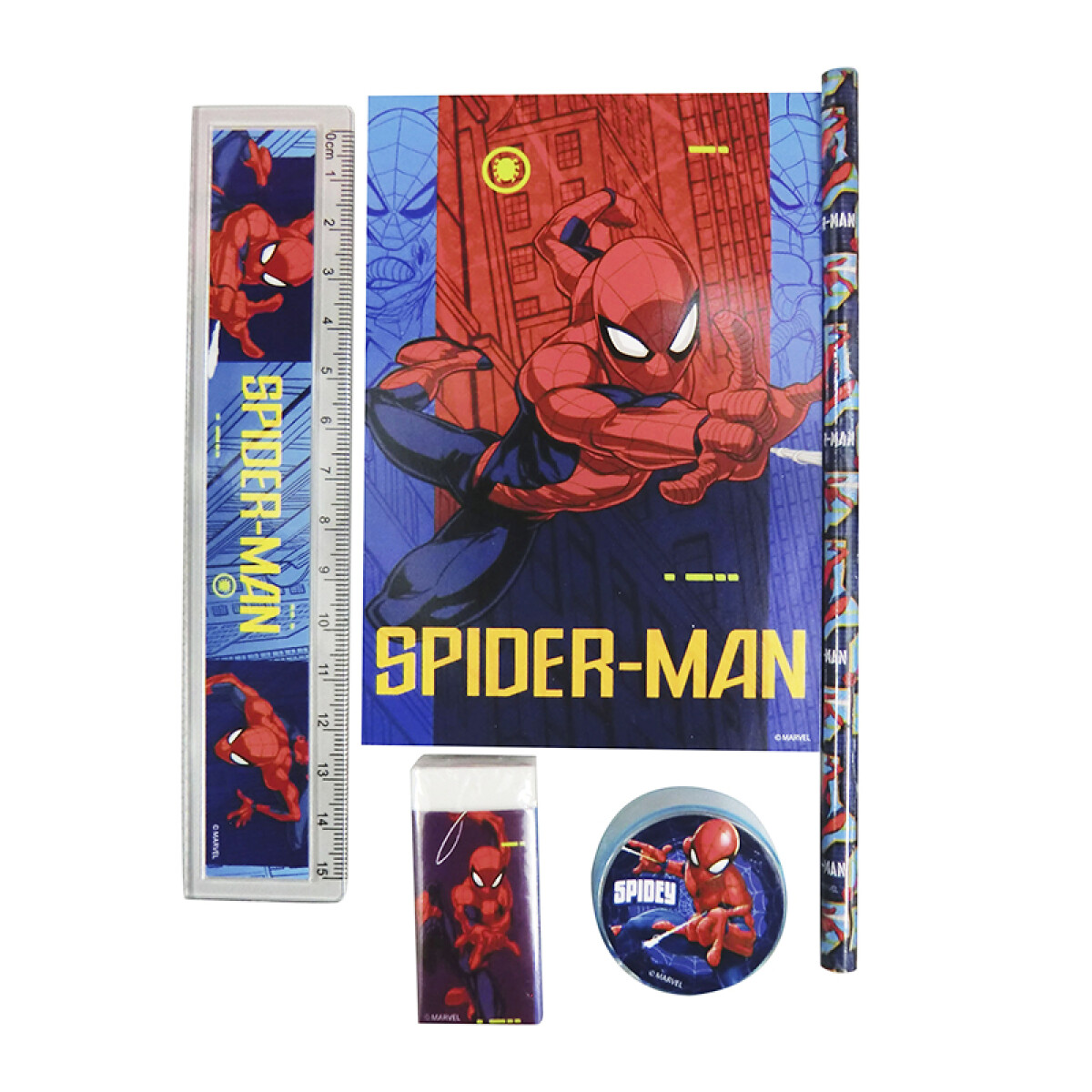 Set escolar x 5 Spiderman 