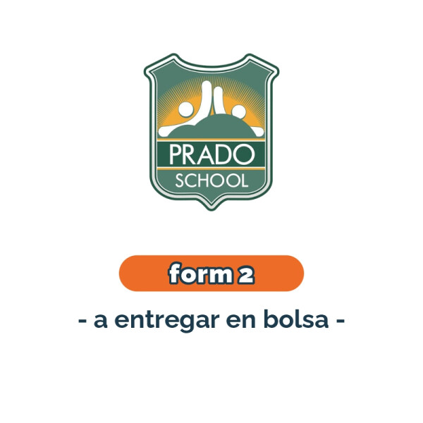 Lista de materiales - Primaria Form 2 materiales en bolsa Prado School Única