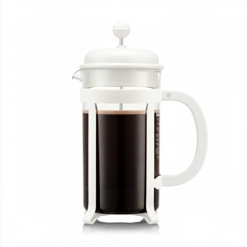 Cafetera Prensa Francesa Bodum Portátil de 1 Lt Blanco