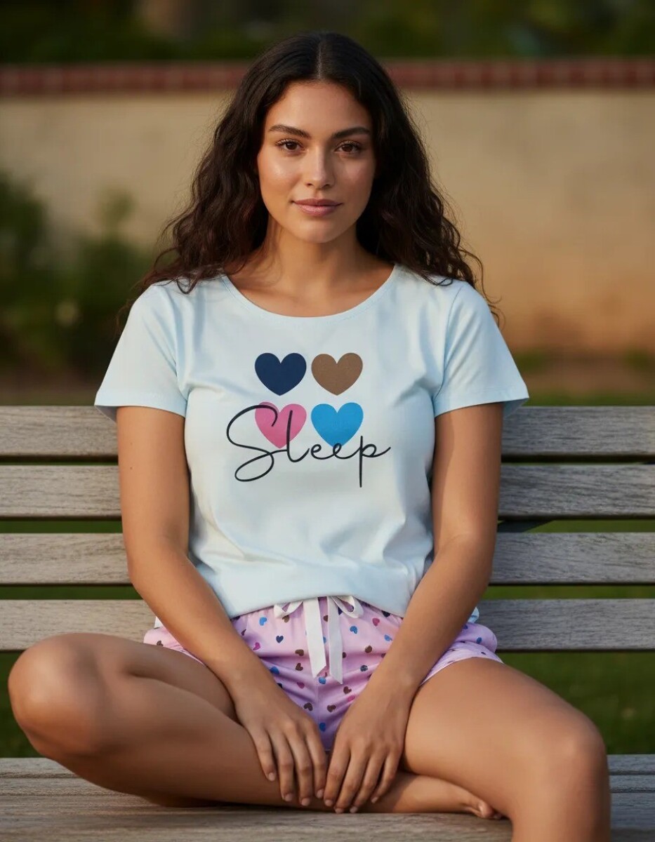 Pijama M/Corta 43017 Dulces Sueños 