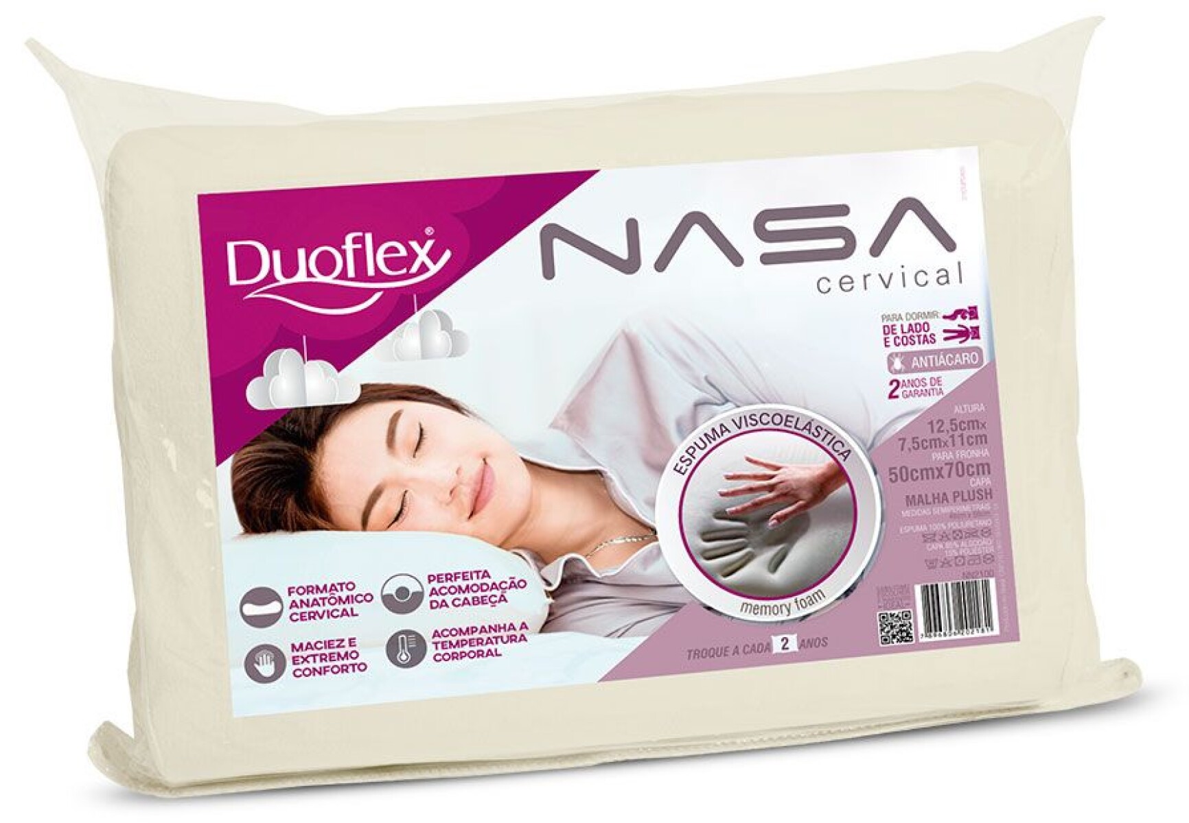 Almohada NASA cervical DUOFLEX 