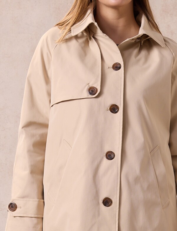Gabardina Impermeable BEIGE