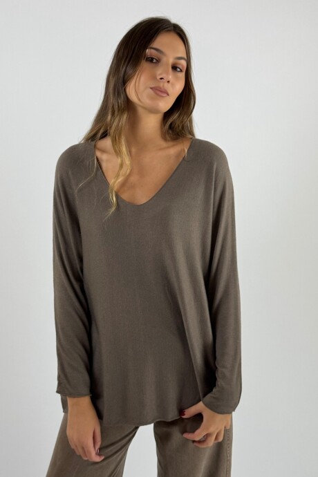 SWEATER SELENA Chocolate
