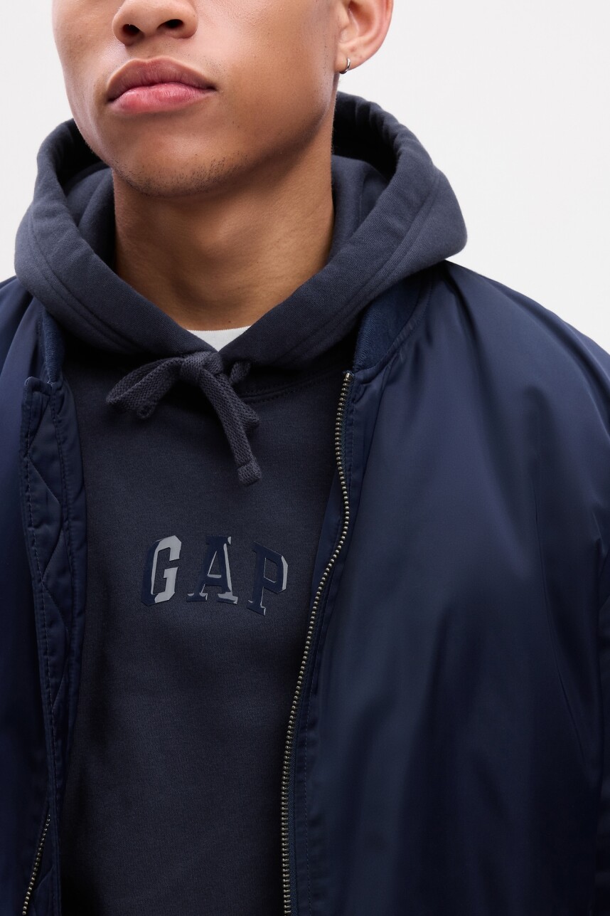 Canguro Logo Gap Mini Con Felpa Hombre Tapestry Navy