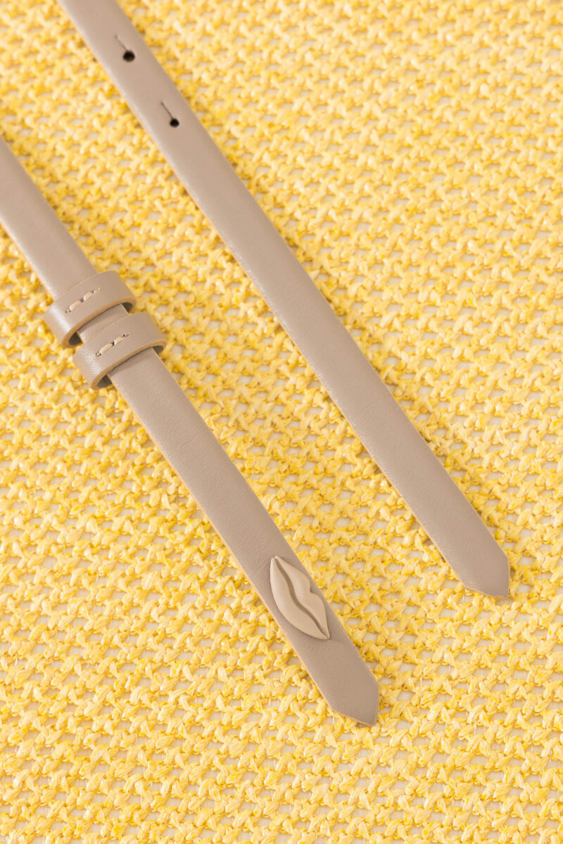 CINTURON LIPSTICK THIN Vison