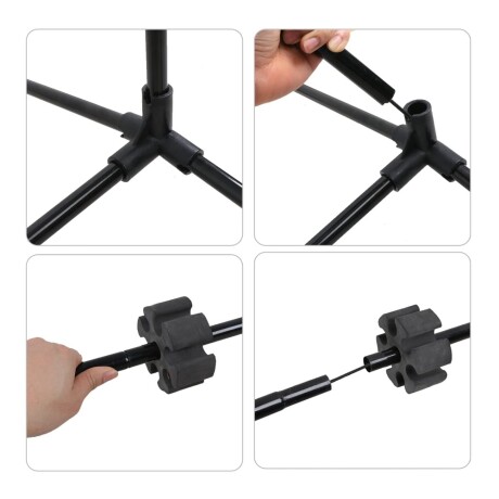 Red Futbol Tenis Portatil Portable Con Bolso Y Soporte Azul/naranja