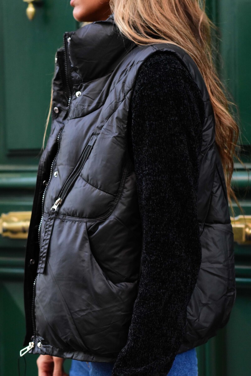 Chaleco puffer Negro