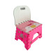 Silla plegable infantil rosa