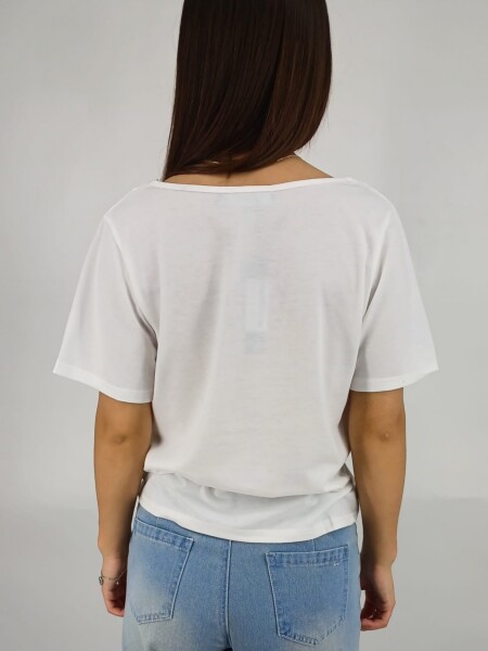 T-SHIRT WANNA 2430 BLANCO